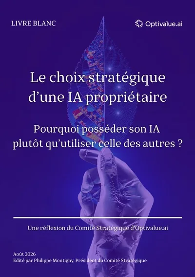 Cover of the white paper The strategic choice of a proprietary AI
